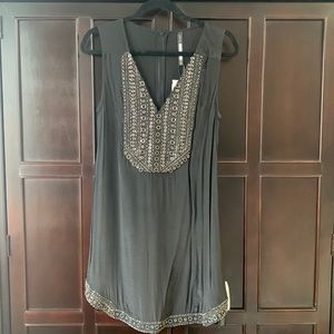 Plenty by Tracy Reese - Beaded Shift Dress - Black - Size 10